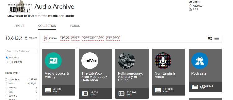 Audio Archive - Download & Streaming