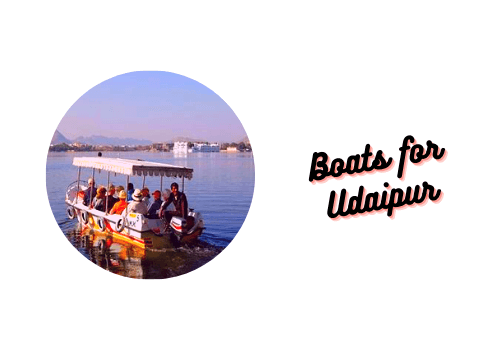 Boats for Udaipur