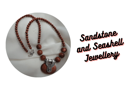 Sandstone and Seashell Jewellery