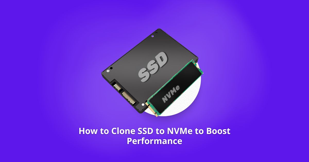 Clone SSD to NVMe