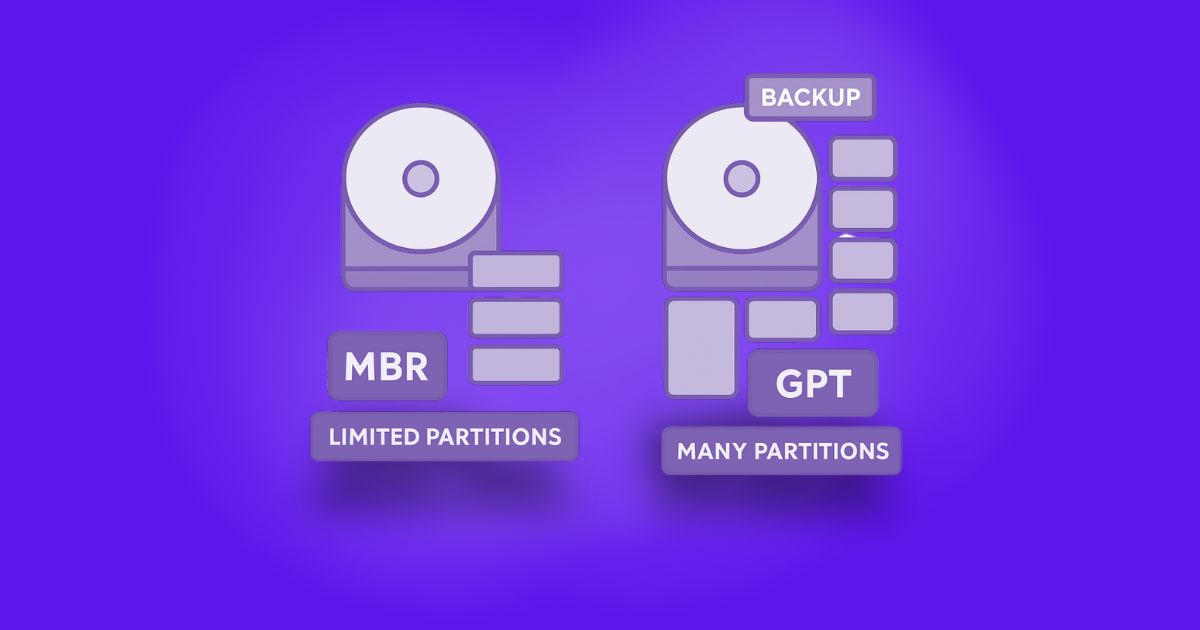 MBR vs GPT what are the differences