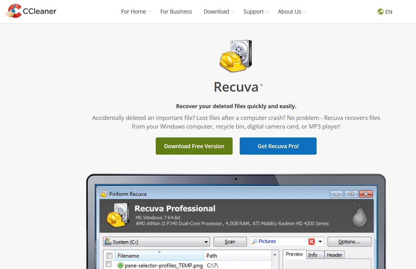 recuva tool