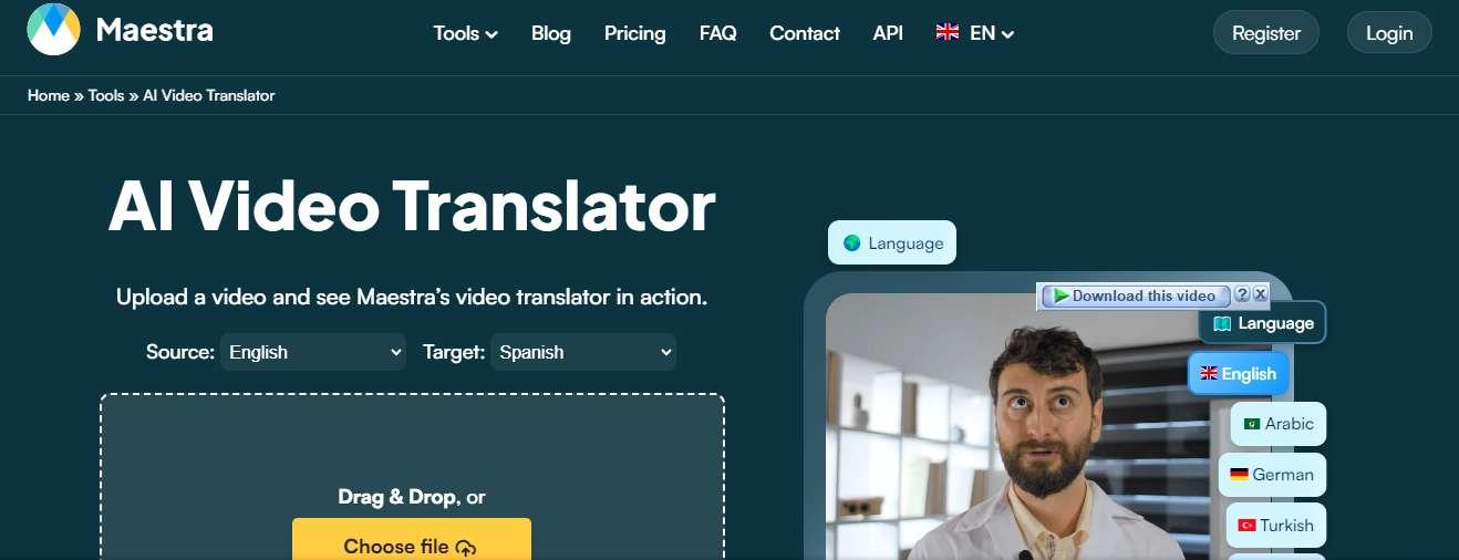 maestra ai translator