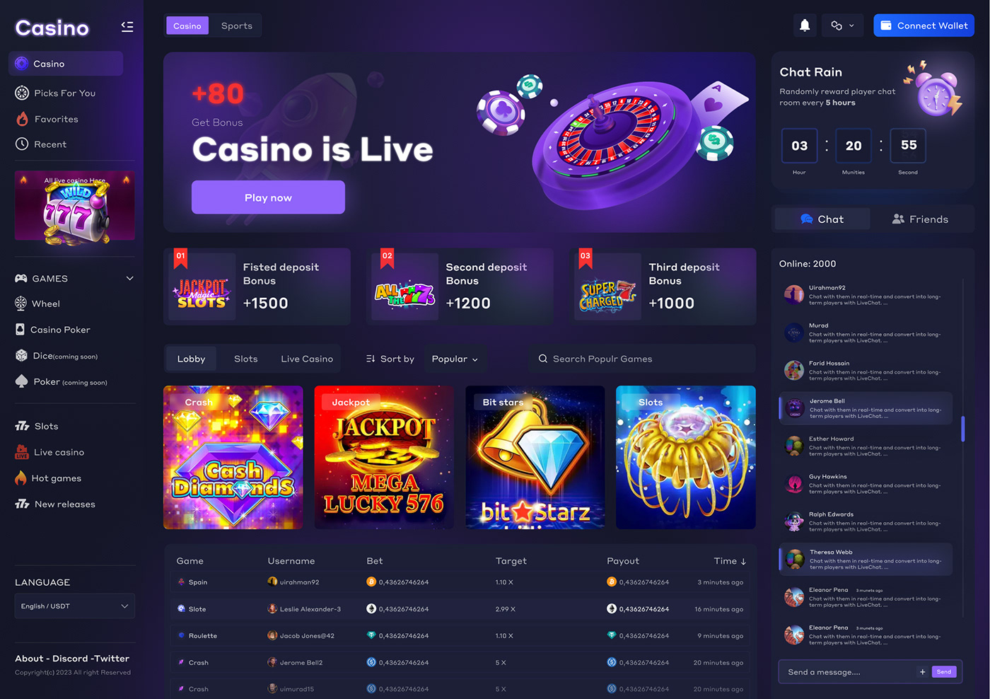 casino ui